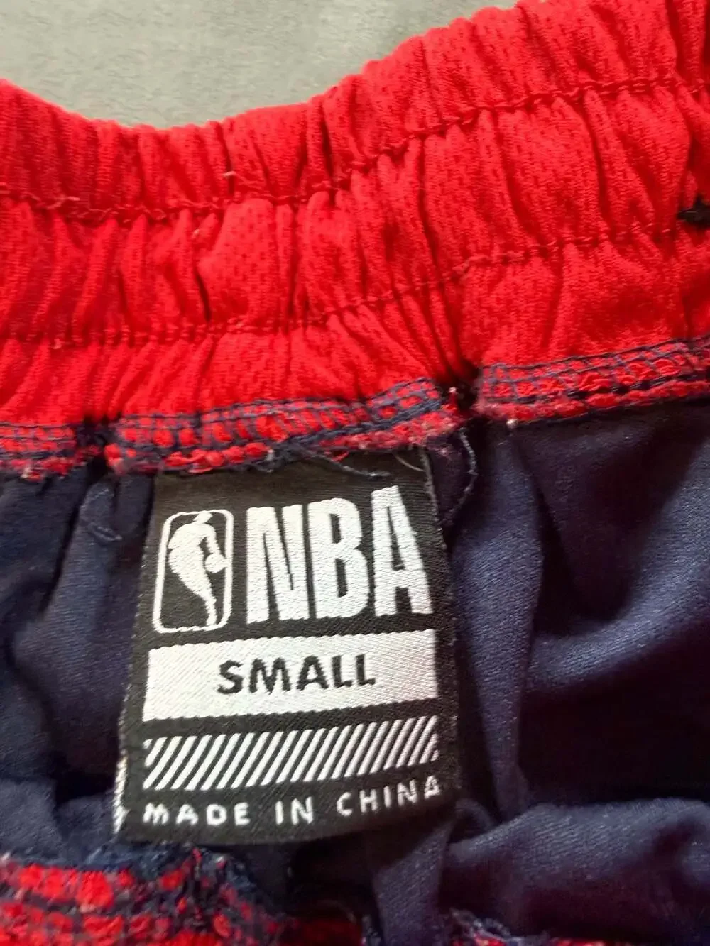 NBA Red White and Navy Blue Athletic Basketball Shorts
